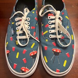 VANS Authentic Pool Vibes BBQ Cookout Summer Shoes  Men's Size 10